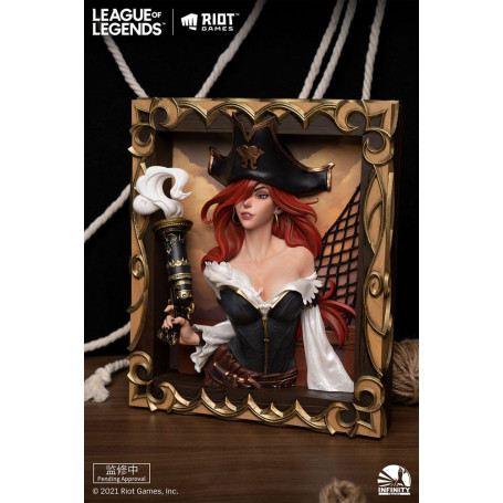 Infinity Studio - 3D-Rahmen The Bounty Hunter Miss Fortune - League of Legends