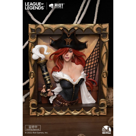 Infinity Studio - 3D-Rahmen The Bounty Hunter Miss Fortune - League of Legends
