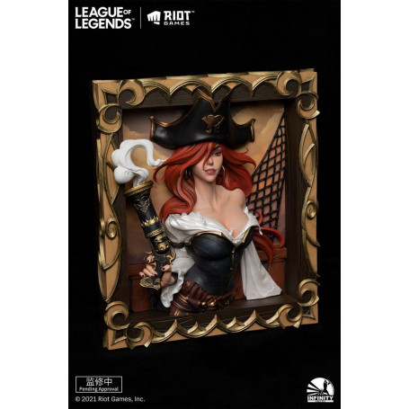 Infinity Studio - 3D-Rahmen The Bounty Hunter Miss Fortune - League of Legends