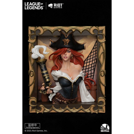 Infinity Studio - 3D-Rahmen The Bounty Hunter Miss Fortune - League of Legends