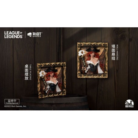Infinity Studio - 3D-Rahmen The Bounty Hunter Miss Fortune - League of Legends