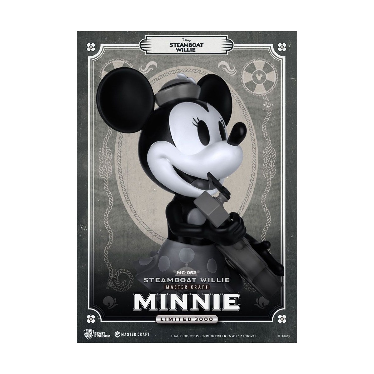 Beast Kingdom Disney - Master Craft Minnie Steamboat Willie