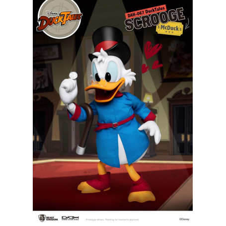 Beast Kingdom Disney Classic Figurine - Scrooge Mc Duck - Dagobert Duck - Duck Tales - Dynamic Action Heroes 1/9