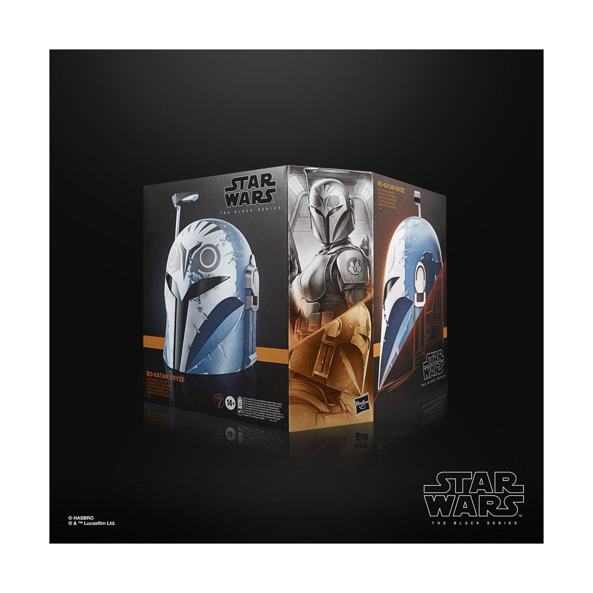 Hasbro - Helm Bo-Katan Kryze The Mandalorian - Star Wars Black Series Helmet 1:1 Replica Premium