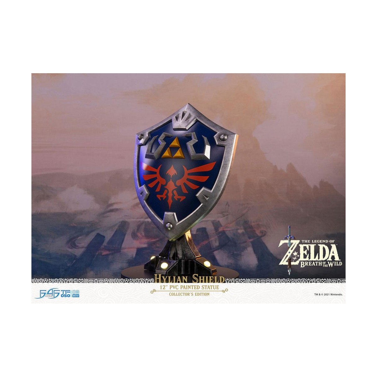 First 4 Figures - Zelda - Hylian Shield Collector's Edition - Breath of the Wild PVC-Statue