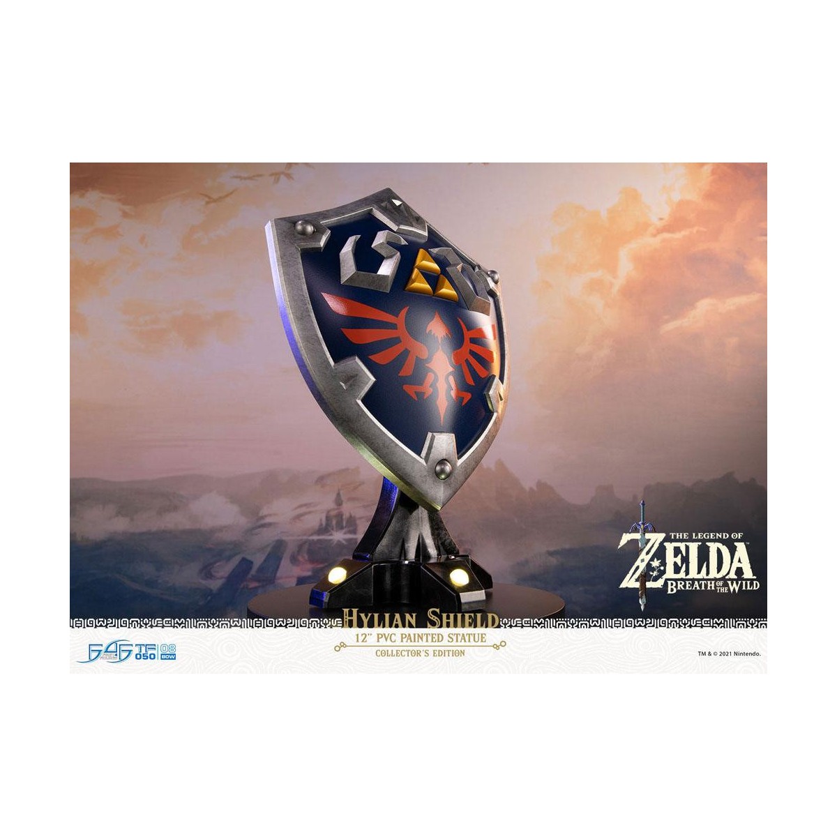 First 4 Figures - Zelda - Hylian Shield Collector's Edition - Breath of the Wild PVC-Statue