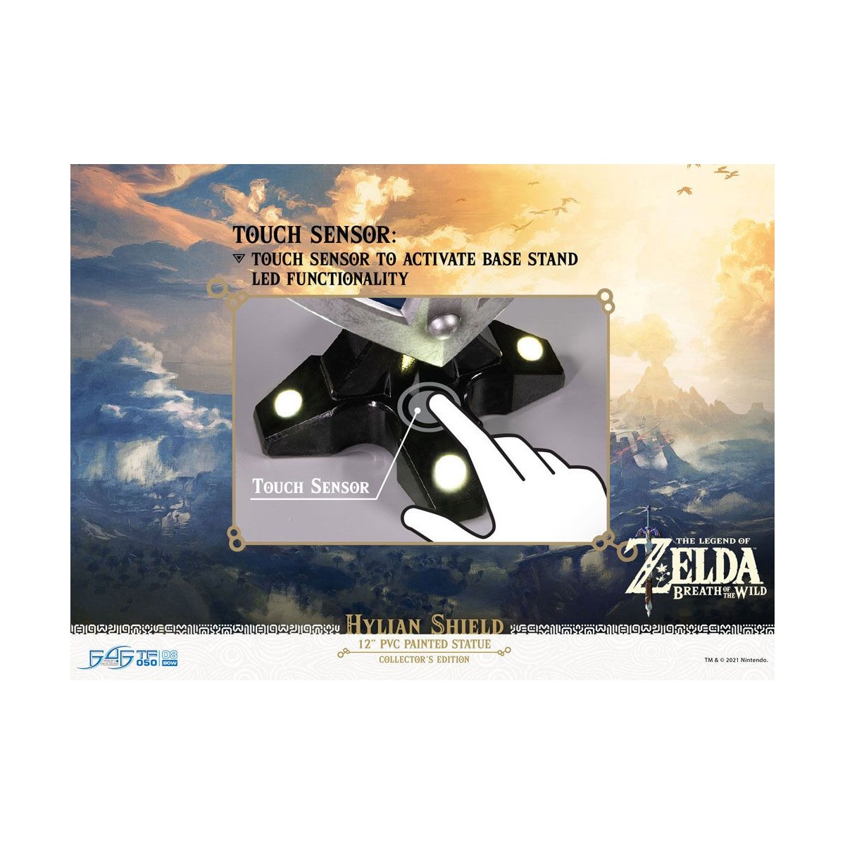 First 4 Figures - Zelda - Hylian Shield Collector's Edition - Breath of the Wild PVC-Statue
