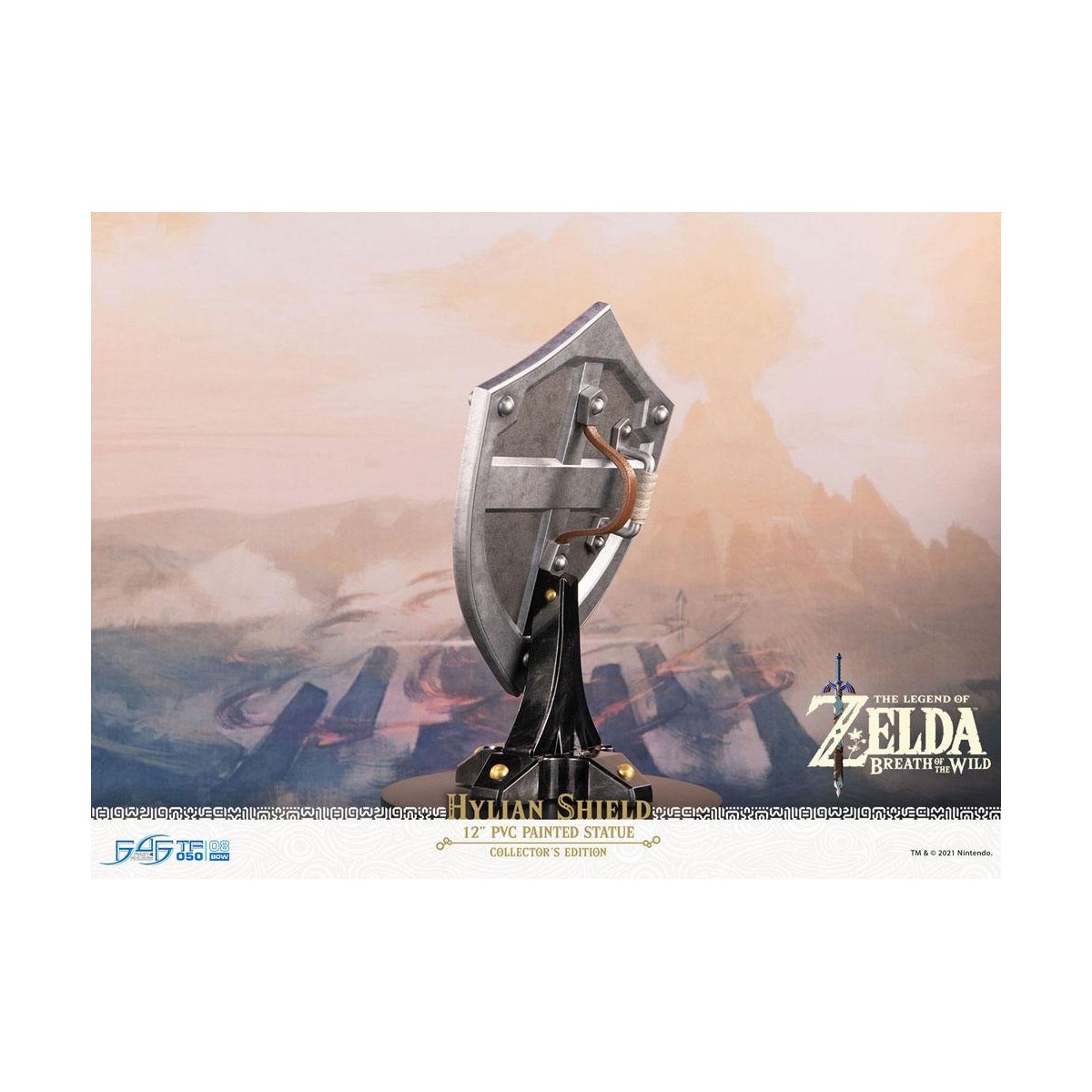 First 4 Figures - Zelda - Hylian Shield Collector's Edition - Breath of the Wild PVC-Statue