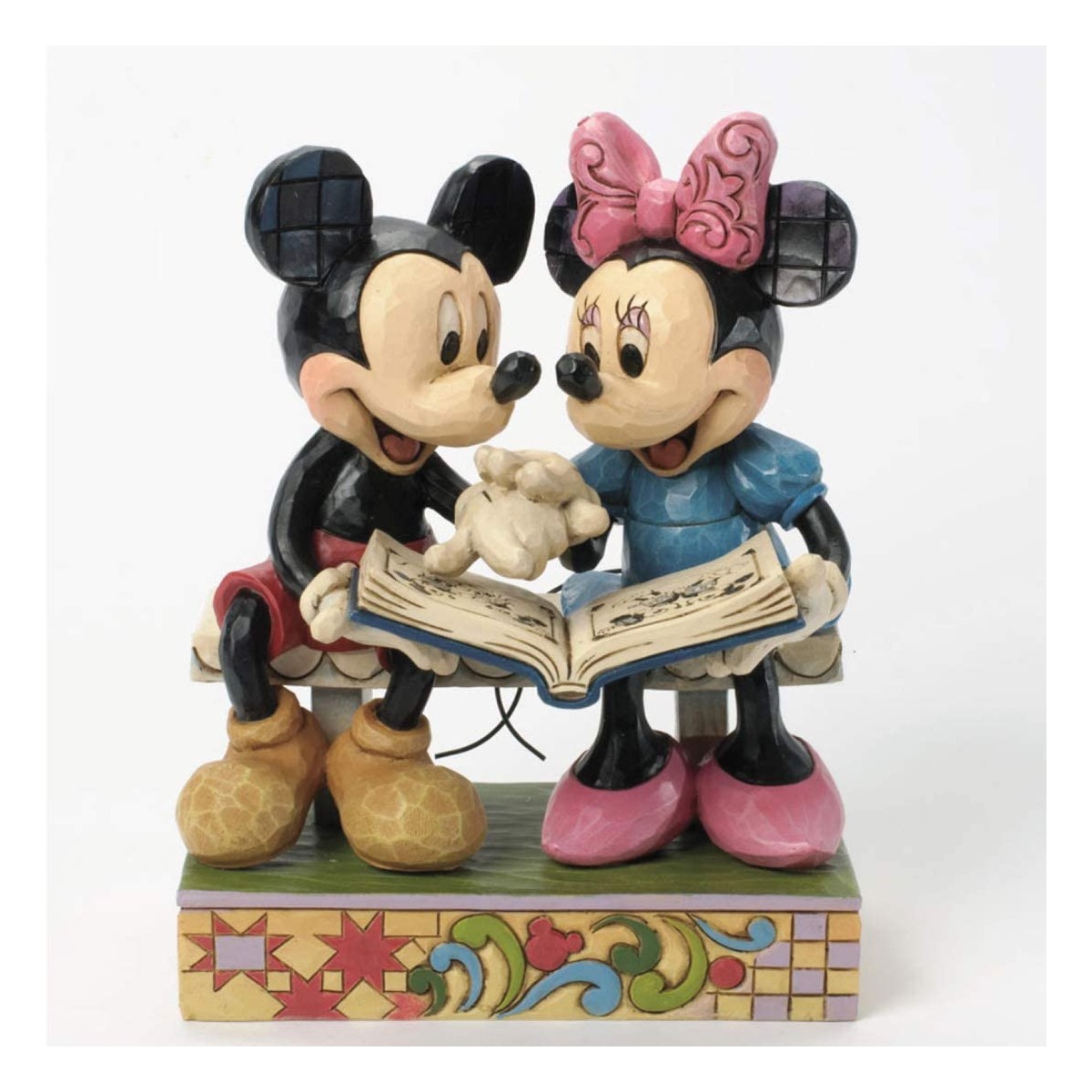 Enesco Disney Traditions - Mickey & Minnie blättern in einem Buch