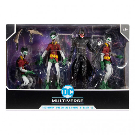 Mc Farlane - Dark Nights: Metal - The Batman Who Laughs and the Robins of Earth 22 pack 4 figurines