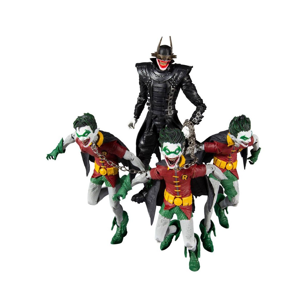 Mc Farlane - Dark Nights: Metal - The Batman Who Laughs and the Robins of Earth 22 pack 4 figurines