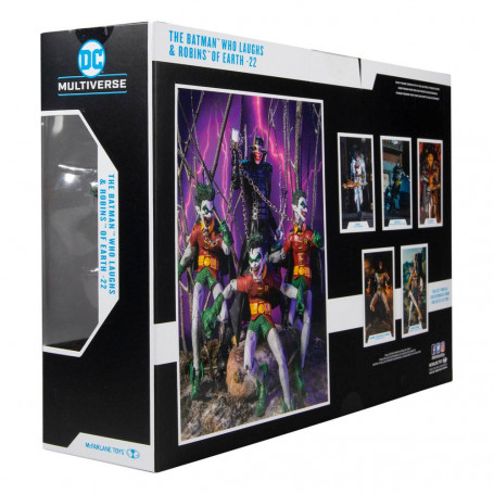 Mc Farlane - Dark Nights: Metal - The Batman Who Laughs and the Robins of Earth 22 pack 4 figurines
