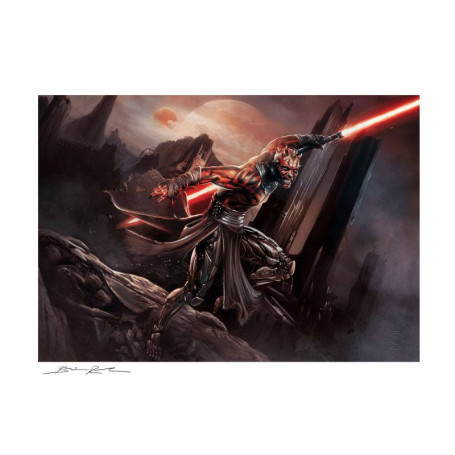 Star wars impression Art Print - Darth Maul: Savage Rage - 46 x 61 cm ungerahmt
