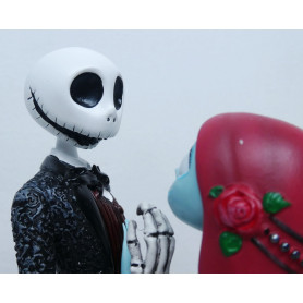 Disney Haute Couture Statue - Das seltsame Weihnachtsfest des Mr. Jack - Jack und Sally beim Tanzen