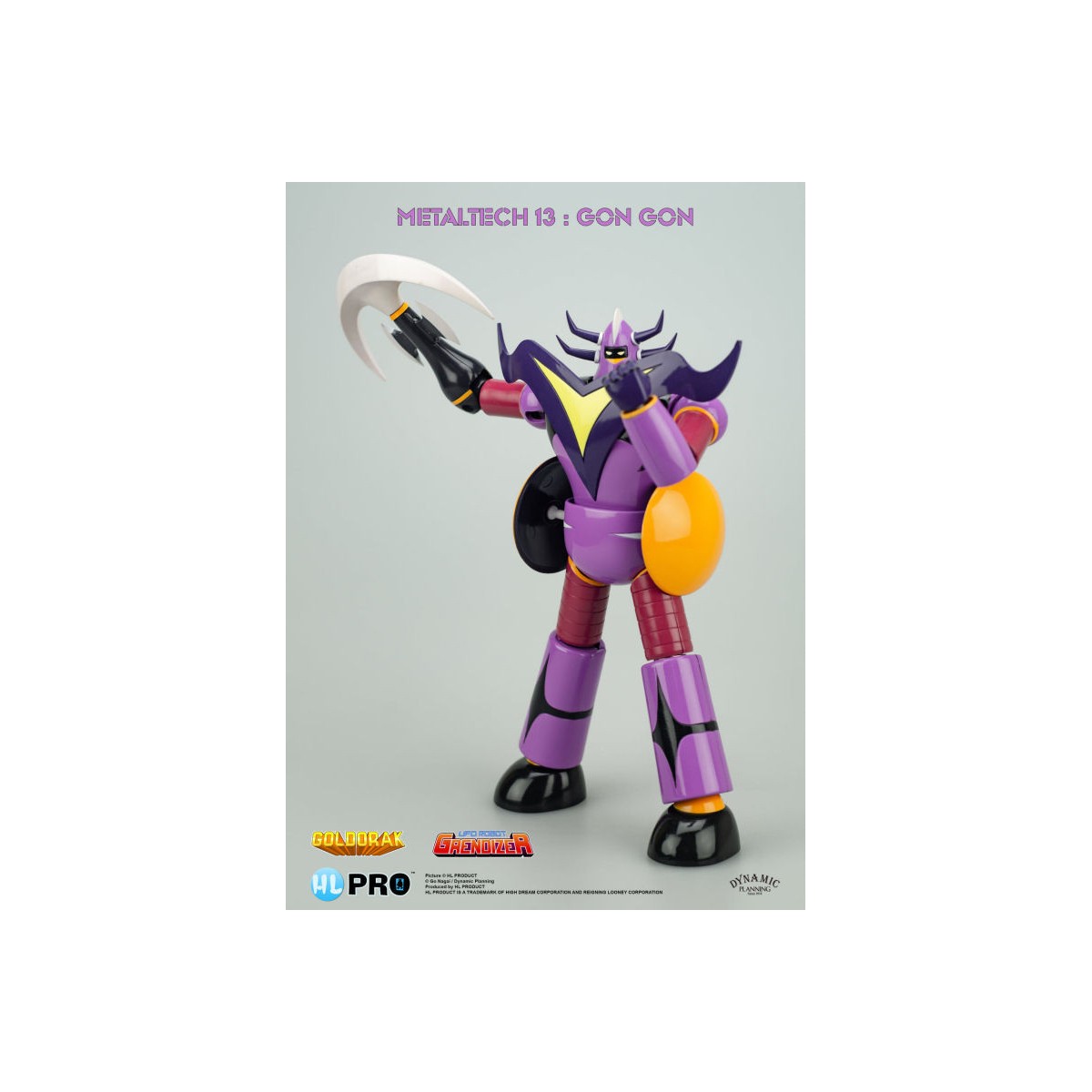 HL PRO - Gon Gon Anime Color - Goldorak - UFO Robot Grendizer - Metaltech 13 Die Cast