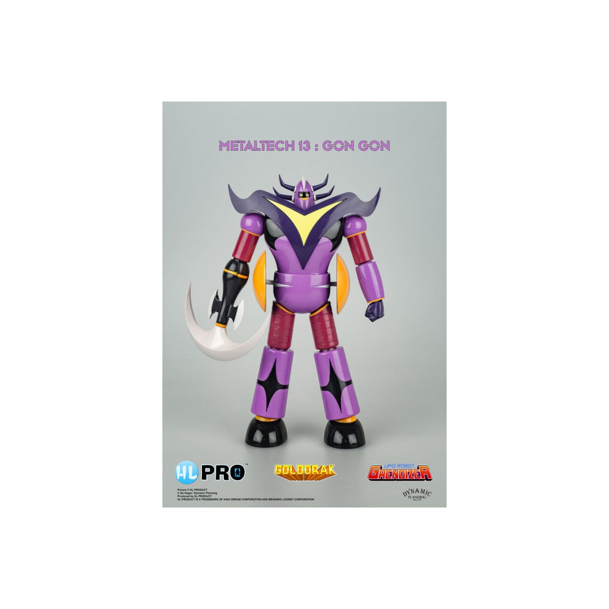 HL PRO - Gon Gon Anime Color - Goldorak - UFO Robot Grendizer - Metaltech 13 Die Cast