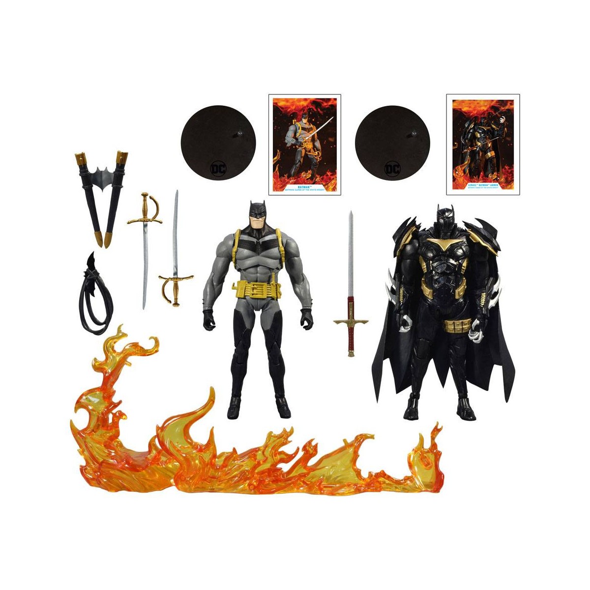 Mc Farlane - DC Multiverse - Batman vs. Azrael Batman Armor - Multipack White Knight 1/12