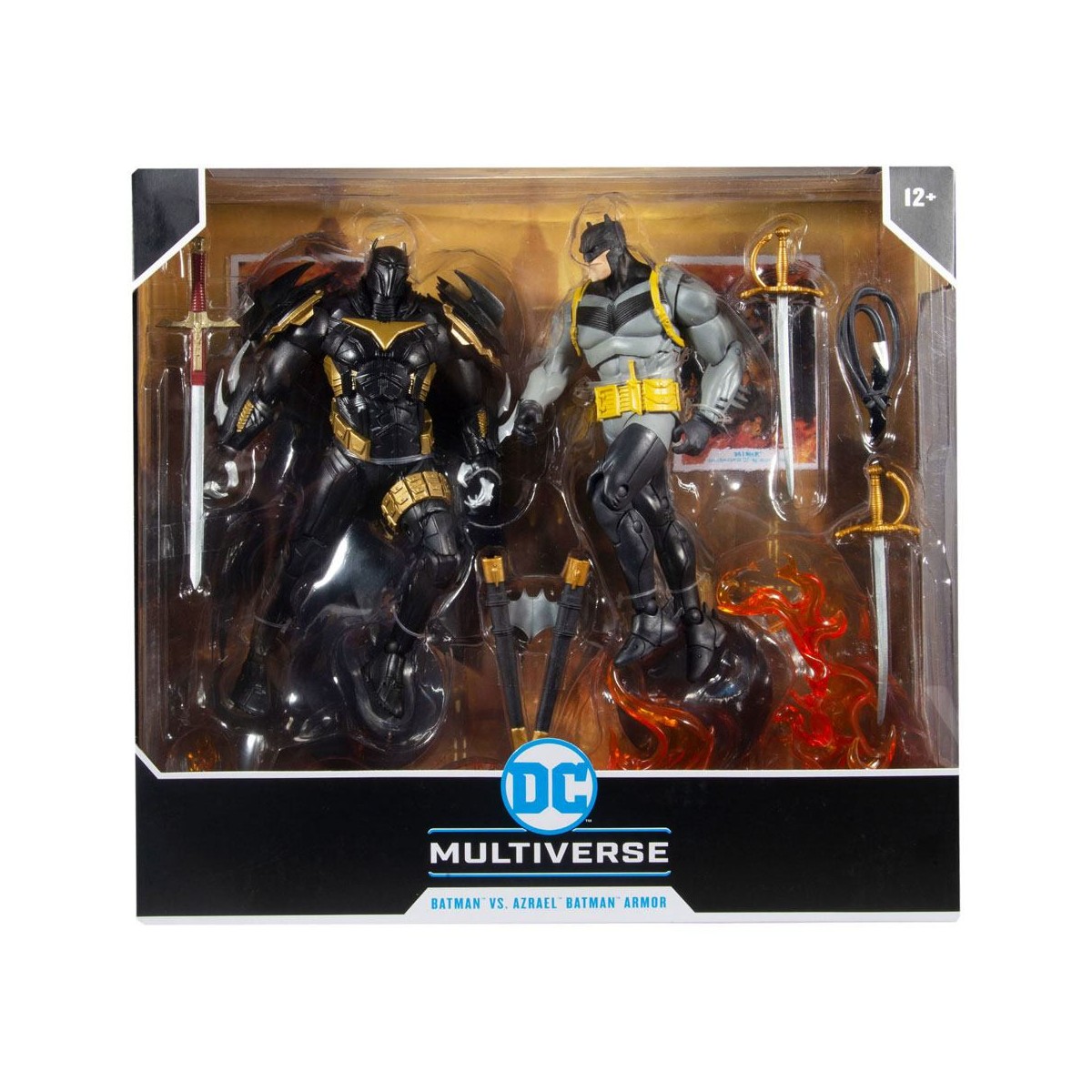 Mc Farlane - DC Multiverse - Batman vs. Azrael Batman Armor - Multipack White Knight 1/12