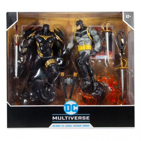 Mc Farlane - DC Multiverse - Batman vs. Azrael Batman Armor - Multipack White Knight 1/12