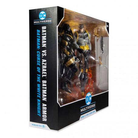 Mc Farlane - DC Multiverse - Batman vs. Azrael Batman Armor - Multipack White Knight 1/12