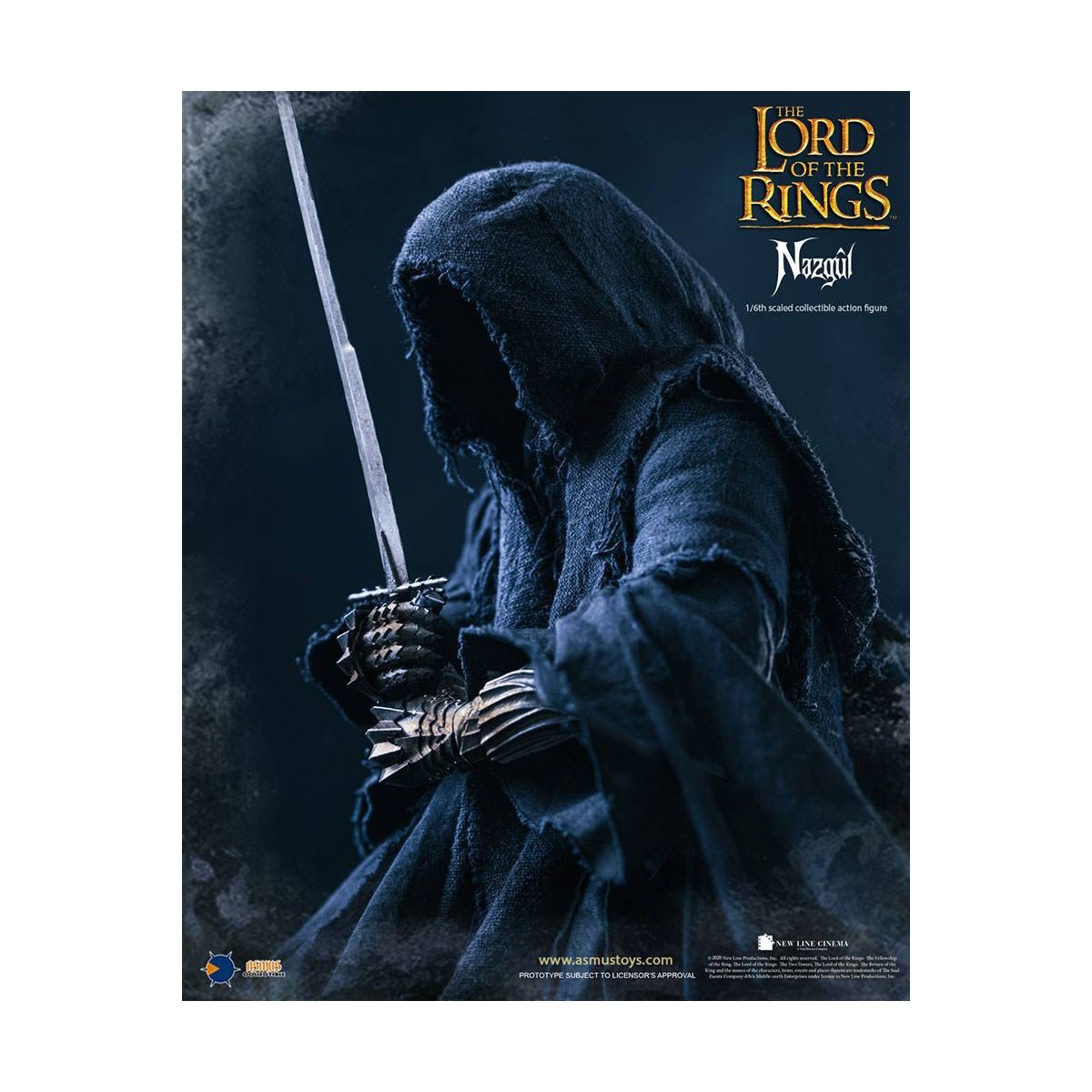 Asmus Toys - Der Herr der Ringe Actionfigur 1/6 Nazgûl - Ringwraith - LOTR