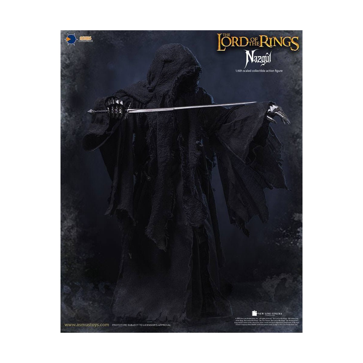 Asmus Toys - Der Herr der Ringe Actionfigur 1/6 Nazgûl - Ringwraith - LOTR
