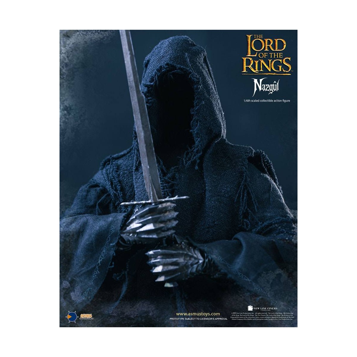 Asmus Toys - Der Herr der Ringe Actionfigur 1/6 Nazgûl - Ringwraith - LOTR