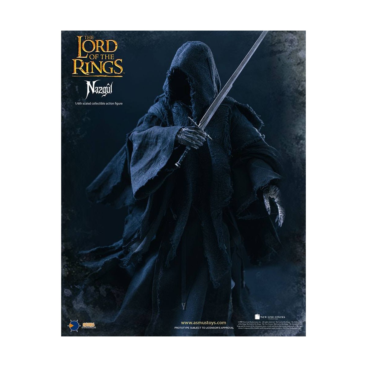 Asmus Toys - Der Herr der Ringe Actionfigur 1/6 Nazgûl - Ringwraith - LOTR