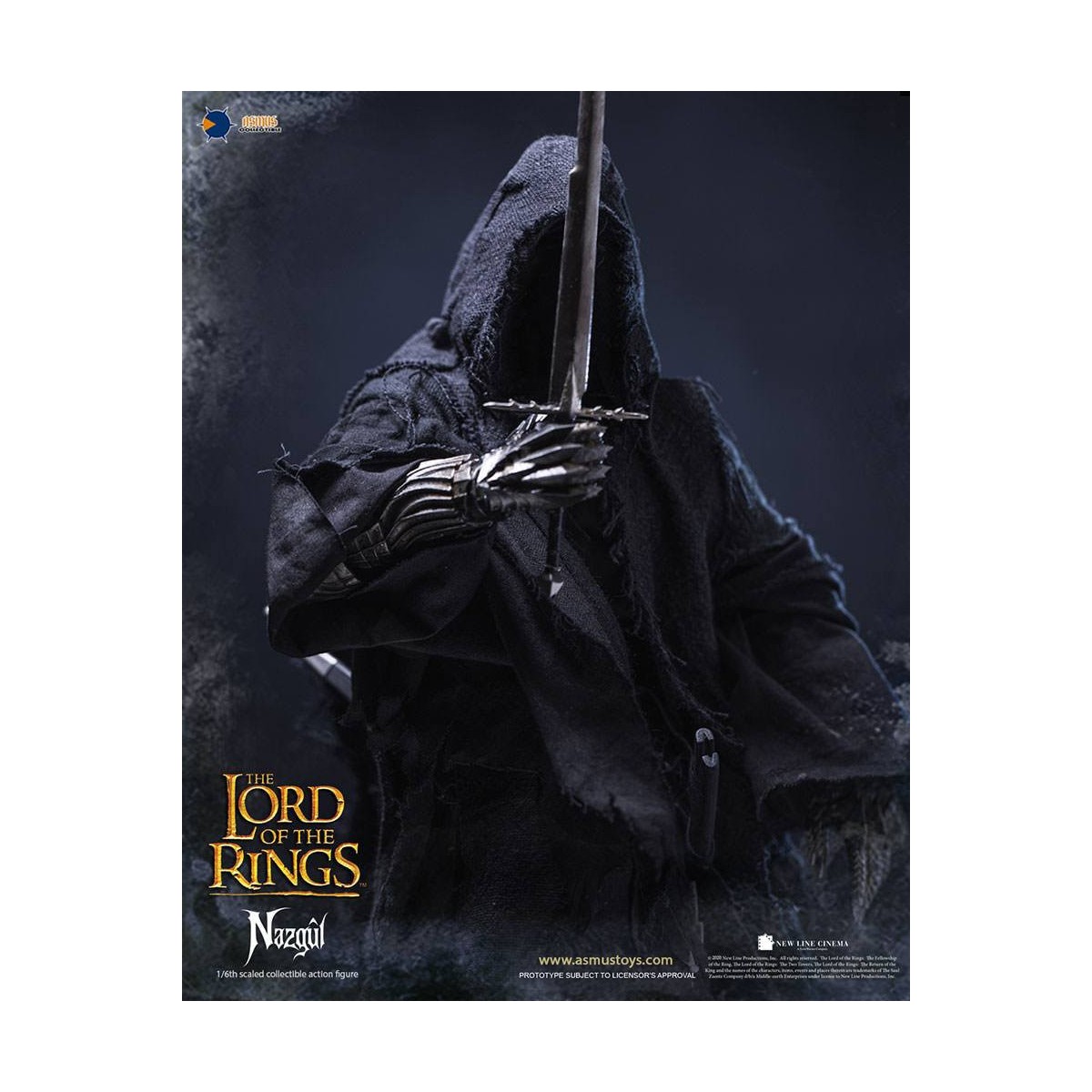 Asmus Toys - Der Herr der Ringe Actionfigur 1/6 Nazgûl - Ringwraith - LOTR