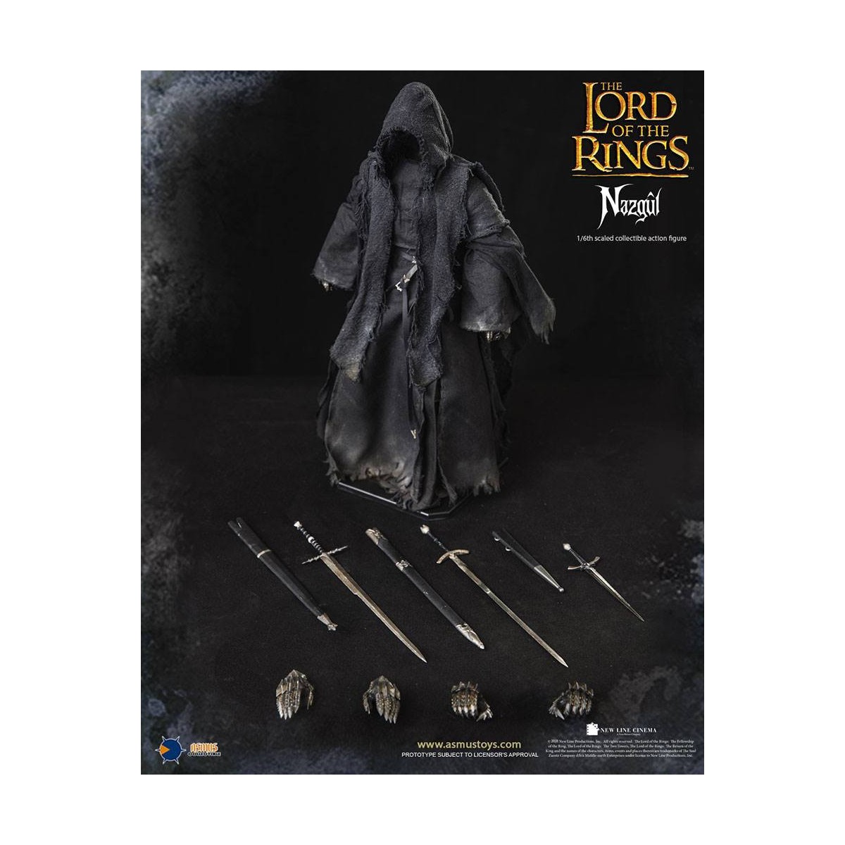 Asmus Toys - Der Herr der Ringe Actionfigur 1/6 Nazgûl - Ringwraith - LOTR