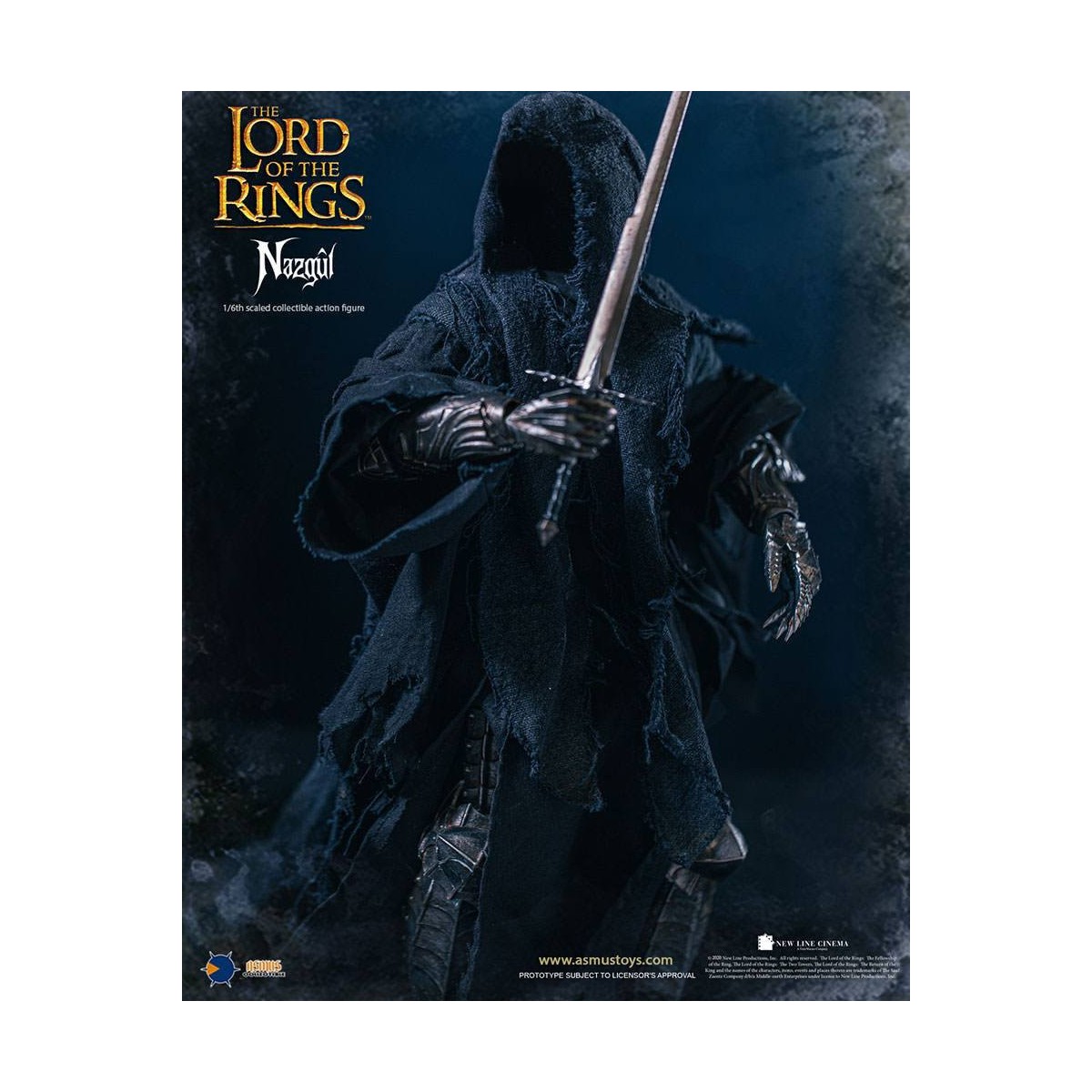 Asmus Toys - Der Herr der Ringe Actionfigur 1/6 Nazgûl - Ringwraith - LOTR