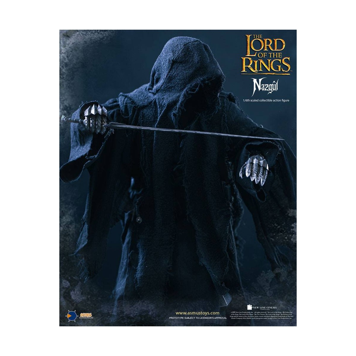 Asmus Toys - Der Herr der Ringe Actionfigur 1/6 Nazgûl - Ringwraith - LOTR