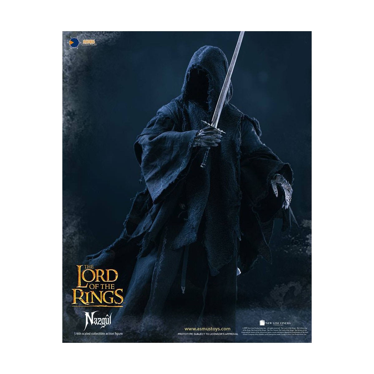 Asmus Toys - Der Herr der Ringe Actionfigur 1/6 Nazgûl - Ringwraith - LOTR