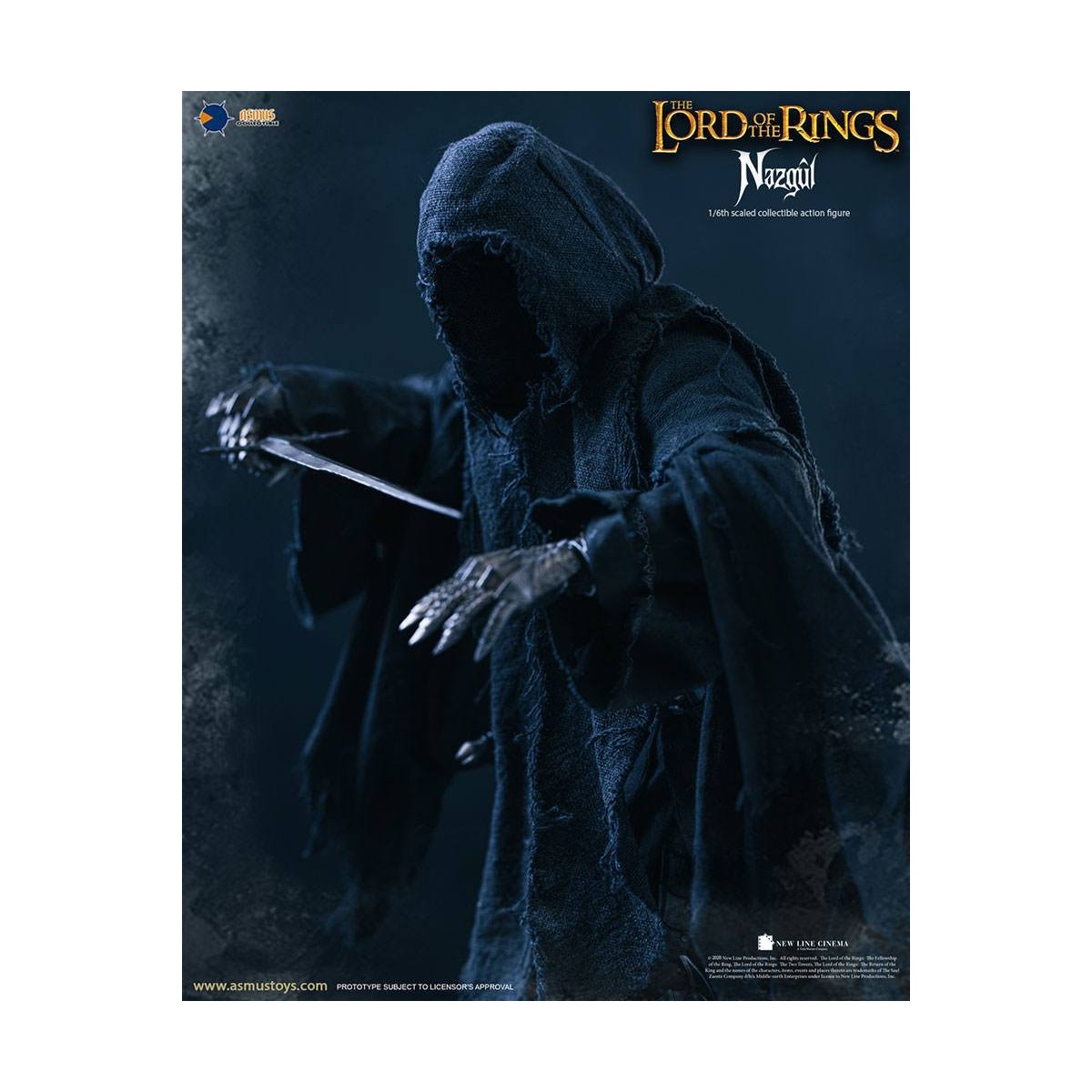 Asmus Toys - Der Herr der Ringe Actionfigur 1/6 Nazgûl - Ringwraith - LOTR