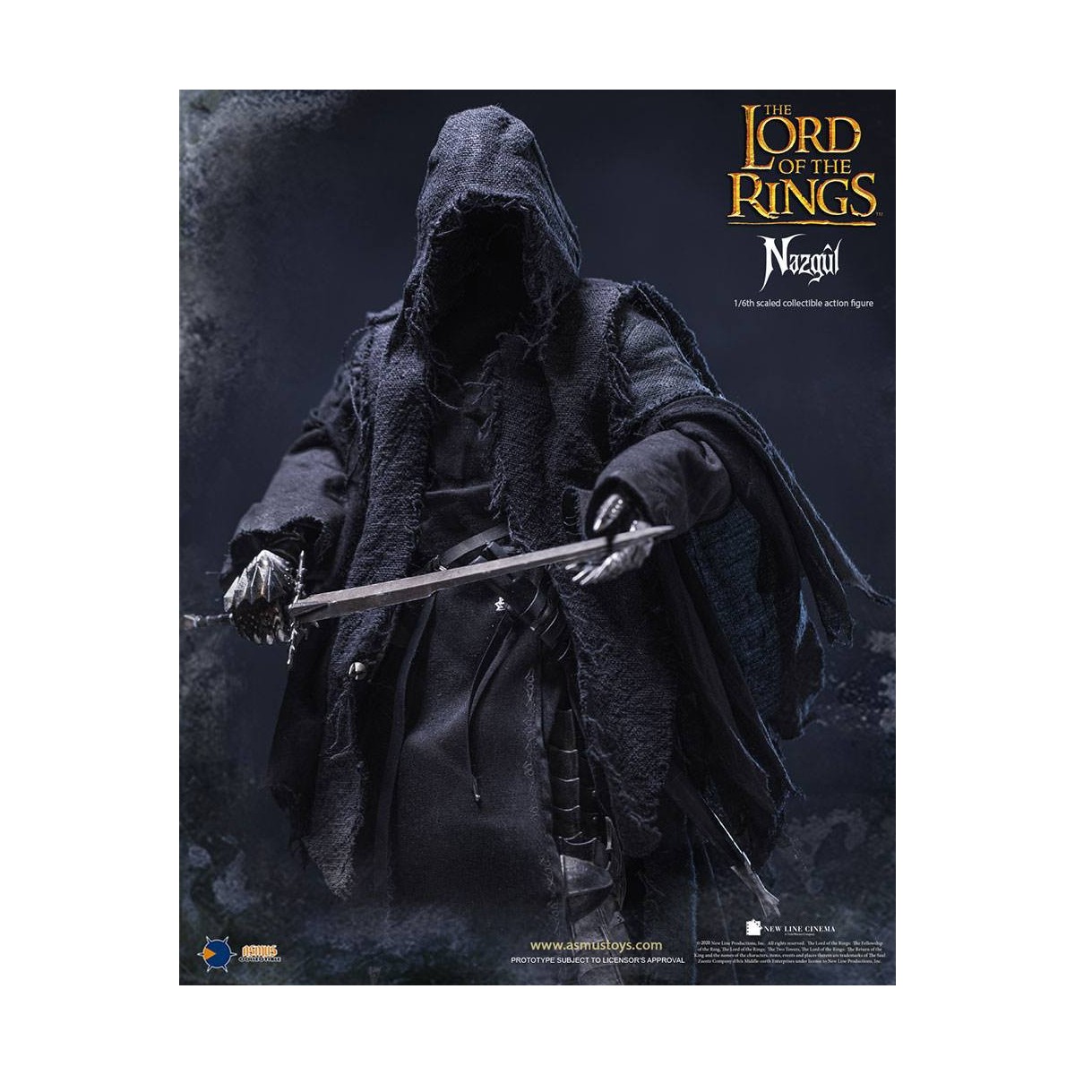 Asmus Toys - Der Herr der Ringe Actionfigur 1/6 Nazgûl - Ringwraith - LOTR