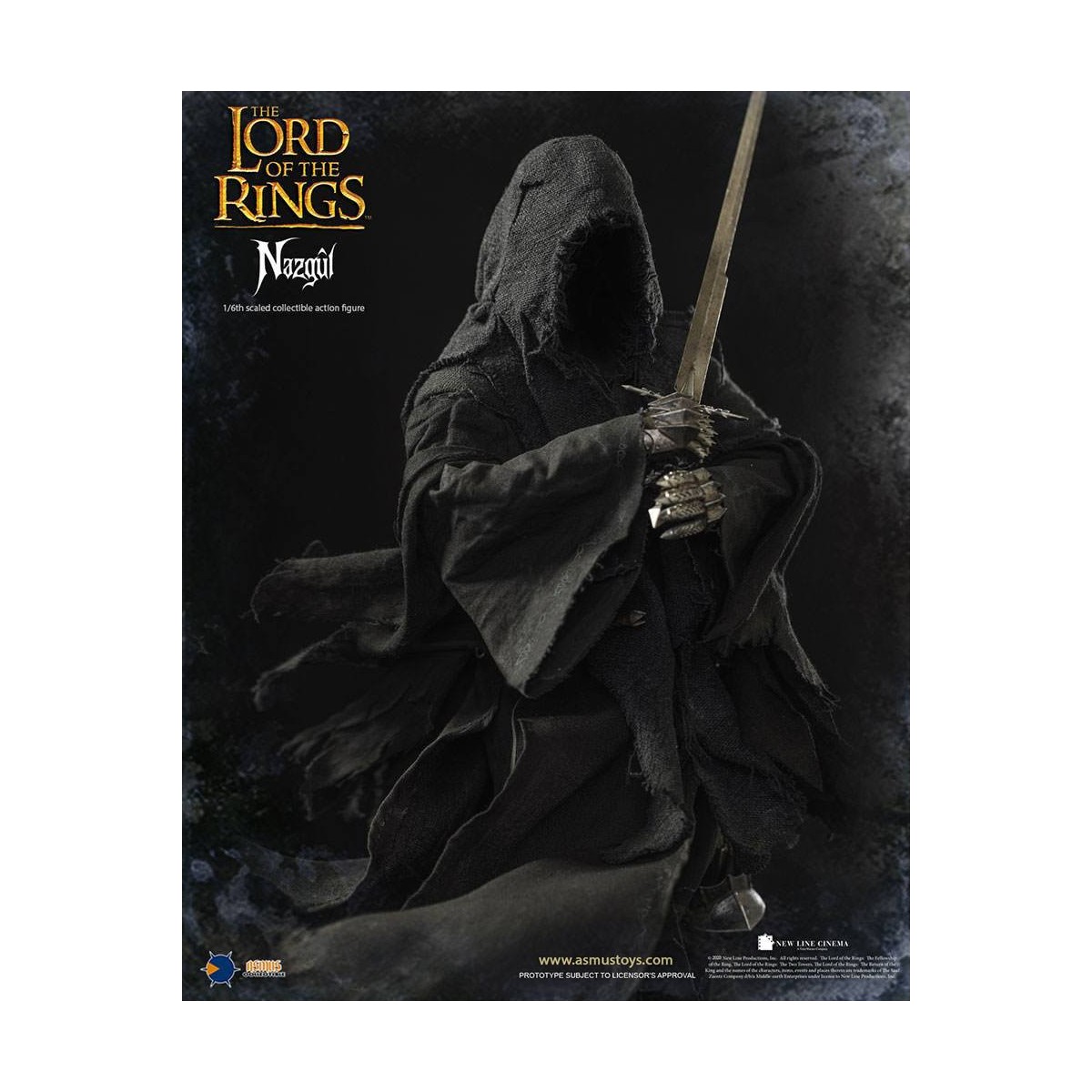 Asmus Toys - Der Herr der Ringe Actionfigur 1/6 Nazgûl - Ringwraith - LOTR