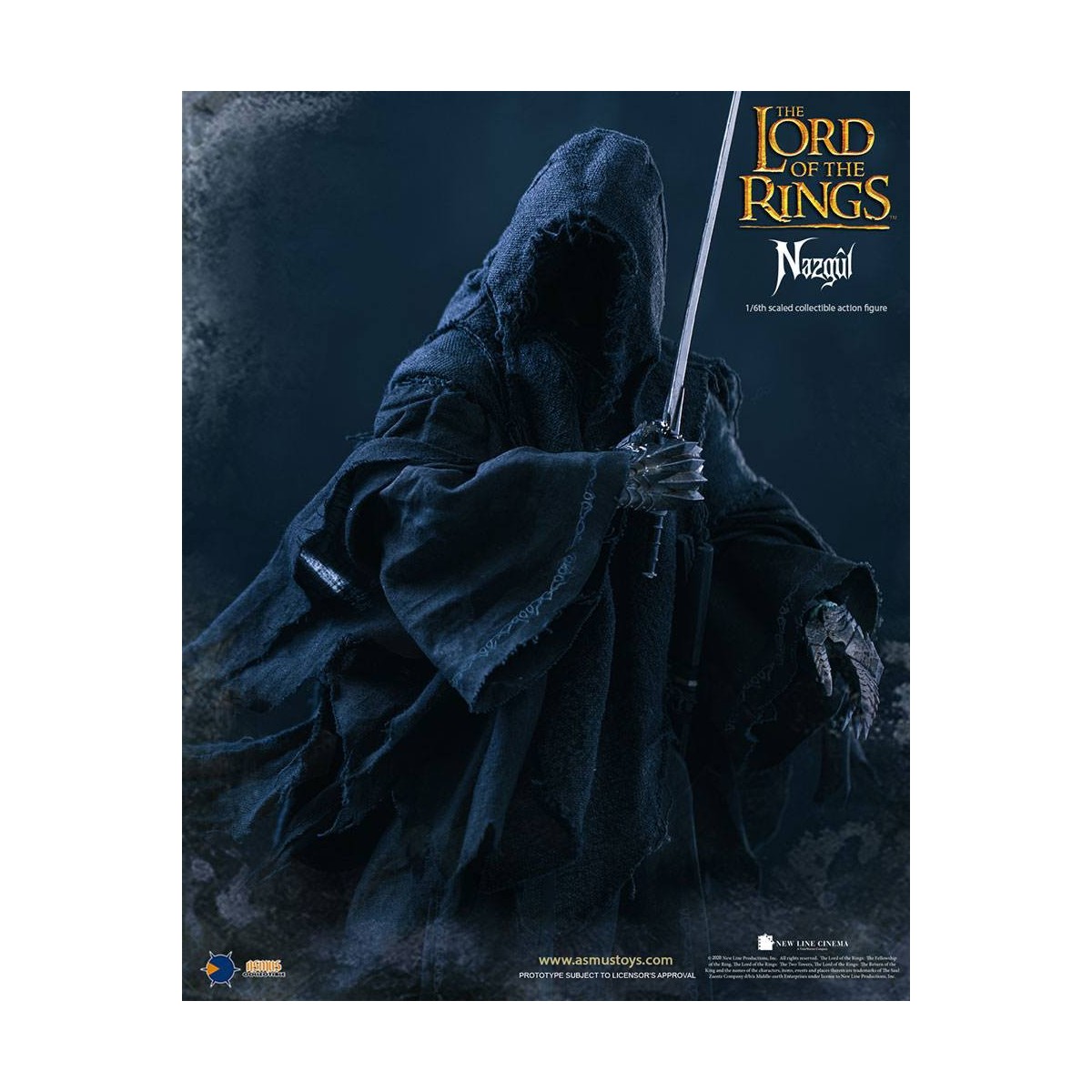 Asmus Toys - Der Herr der Ringe Actionfigur 1/6 Nazgûl - Ringwraith - LOTR