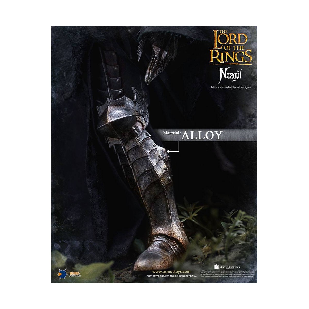 Asmus Toys - Der Herr der Ringe Actionfigur 1/6 Nazgûl - Ringwraith - LOTR