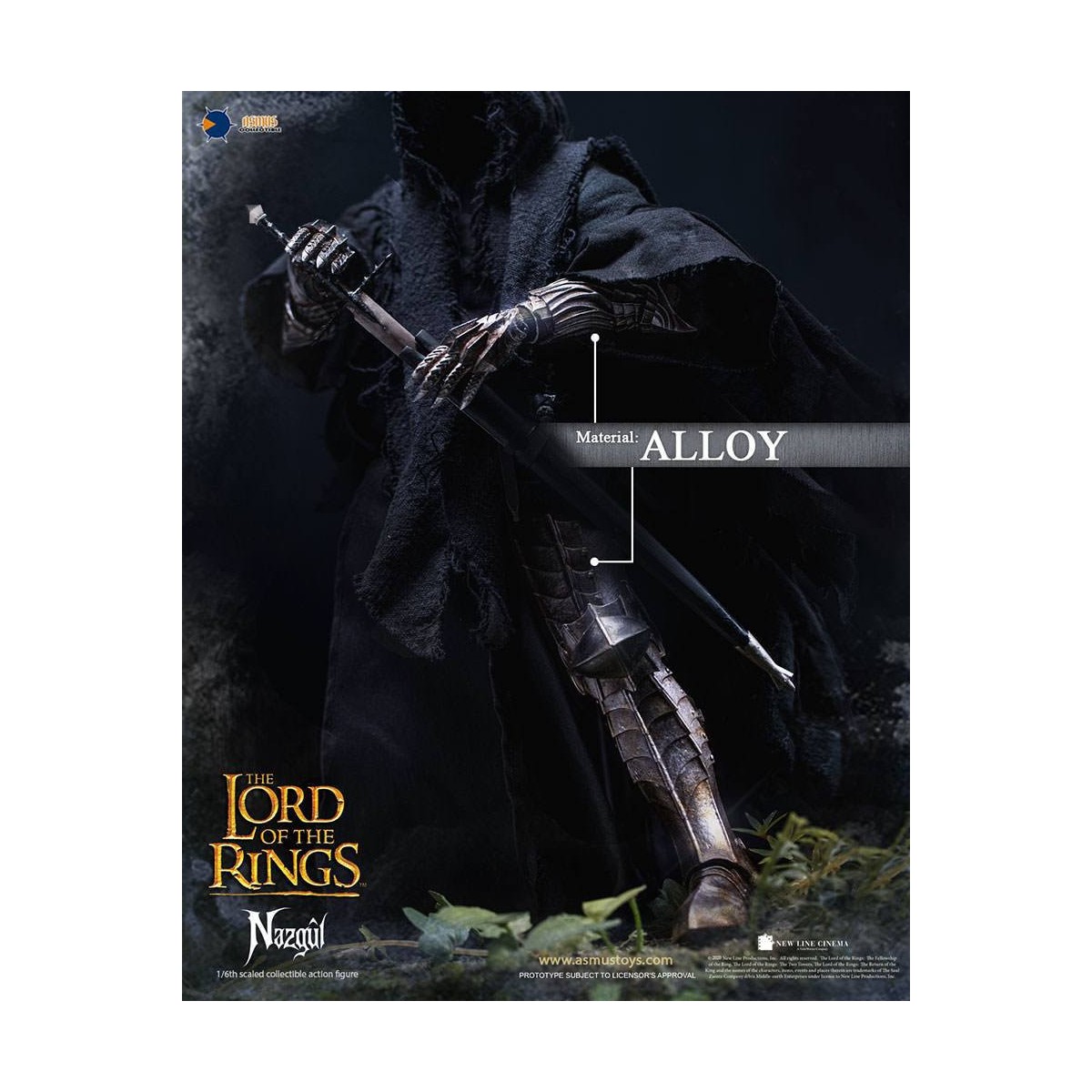 Asmus Toys - Der Herr der Ringe Actionfigur 1/6 Nazgûl - Ringwraith - LOTR