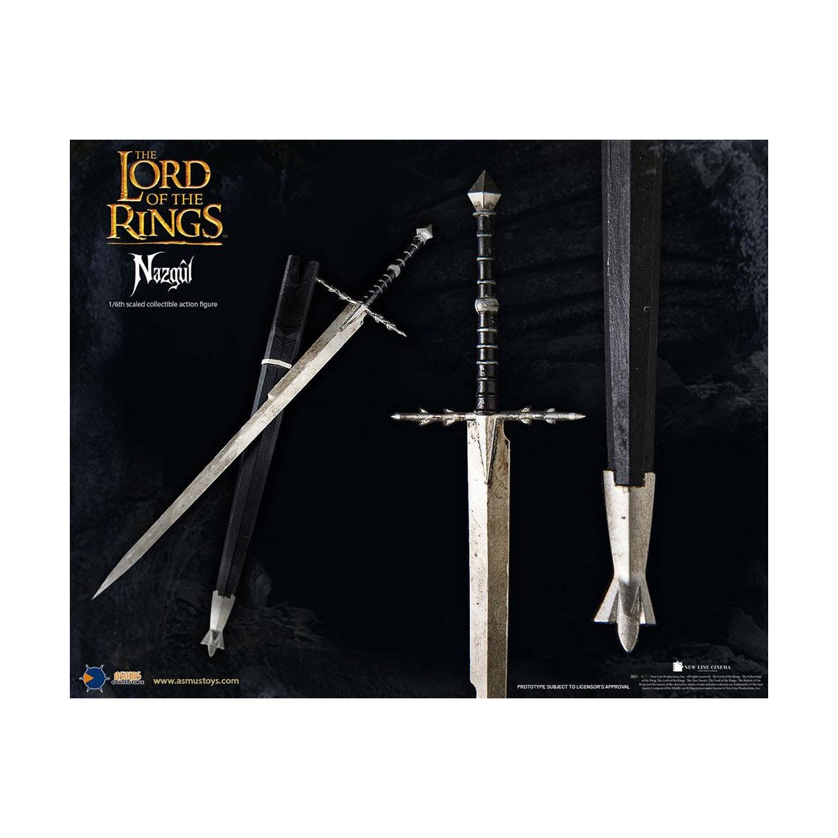 Asmus Toys - Der Herr der Ringe Actionfigur 1/6 Nazgûl - Ringwraith - LOTR