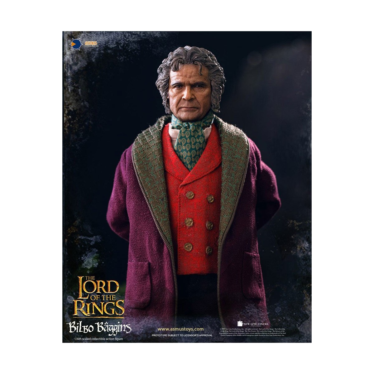 Asmus Toys - Der Herr der Ringe Actionfigur 1/6 Bilbo Baggins - LOTR