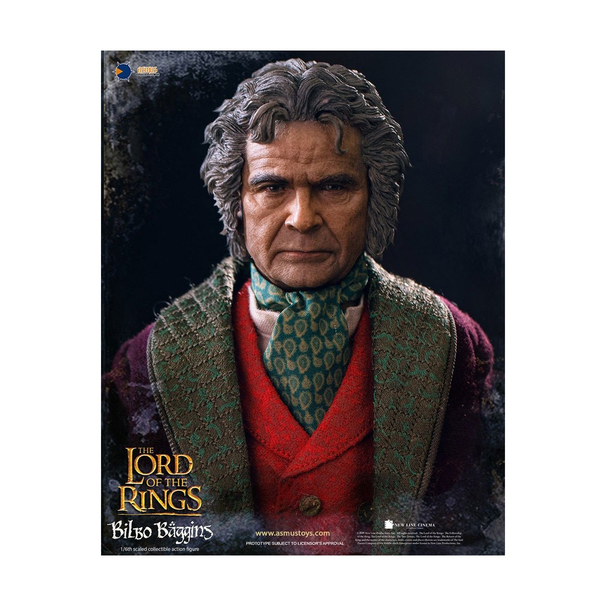Asmus Toys - Der Herr der Ringe Actionfigur 1/6 Bilbo Baggins - LOTR