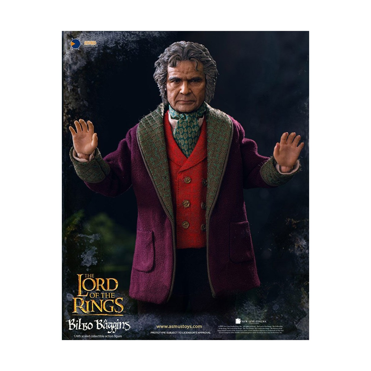 Asmus Toys - Der Herr der Ringe Actionfigur 1/6 Bilbo Baggins - LOTR