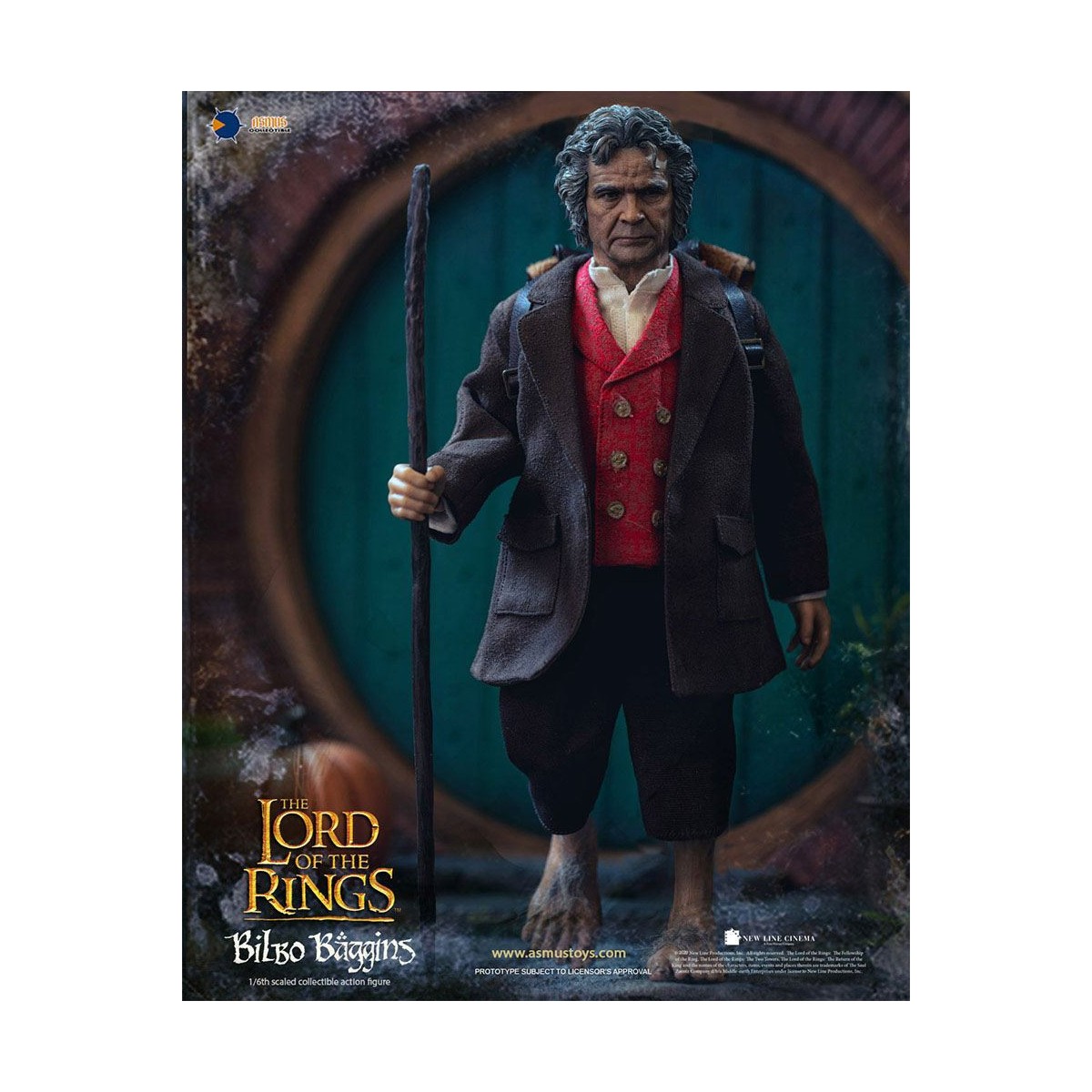 Asmus Toys - Der Herr der Ringe Actionfigur 1/6 Bilbo Baggins - LOTR