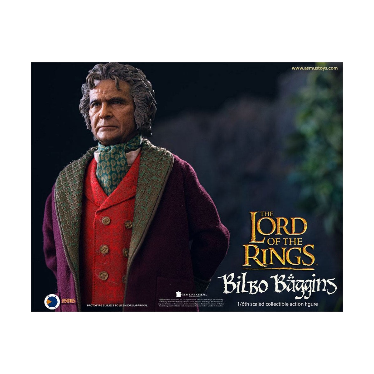 Asmus Toys - Der Herr der Ringe Actionfigur 1/6 Bilbo Baggins - LOTR