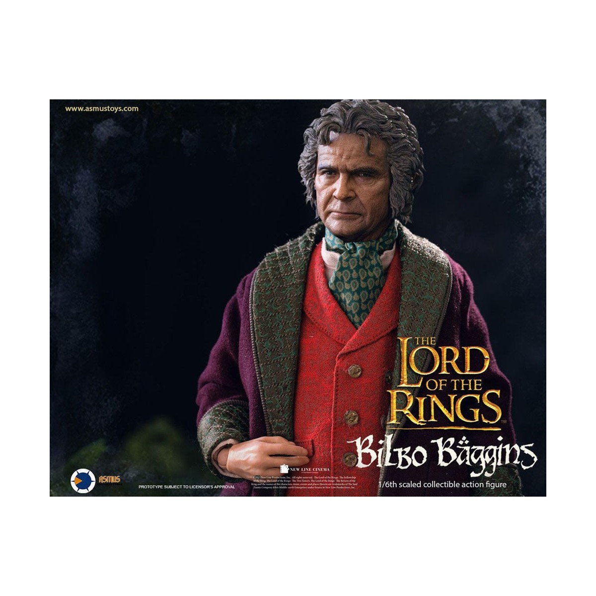 Asmus Toys - Der Herr der Ringe Actionfigur 1/6 Bilbo Baggins - LOTR