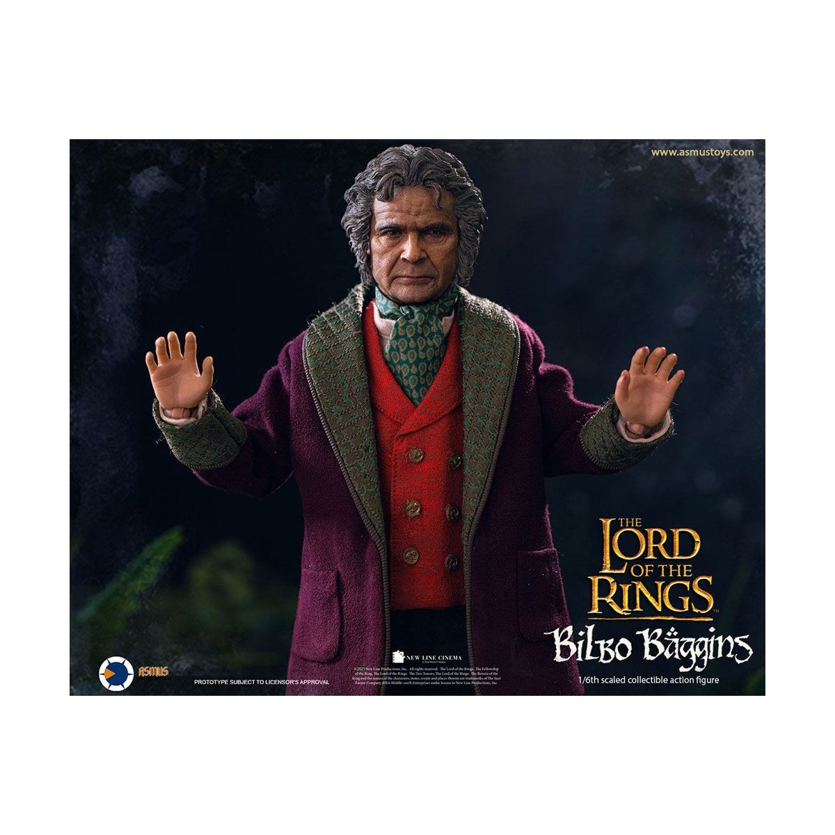 Asmus Toys - Der Herr der Ringe Actionfigur 1/6 Bilbo Baggins - LOTR
