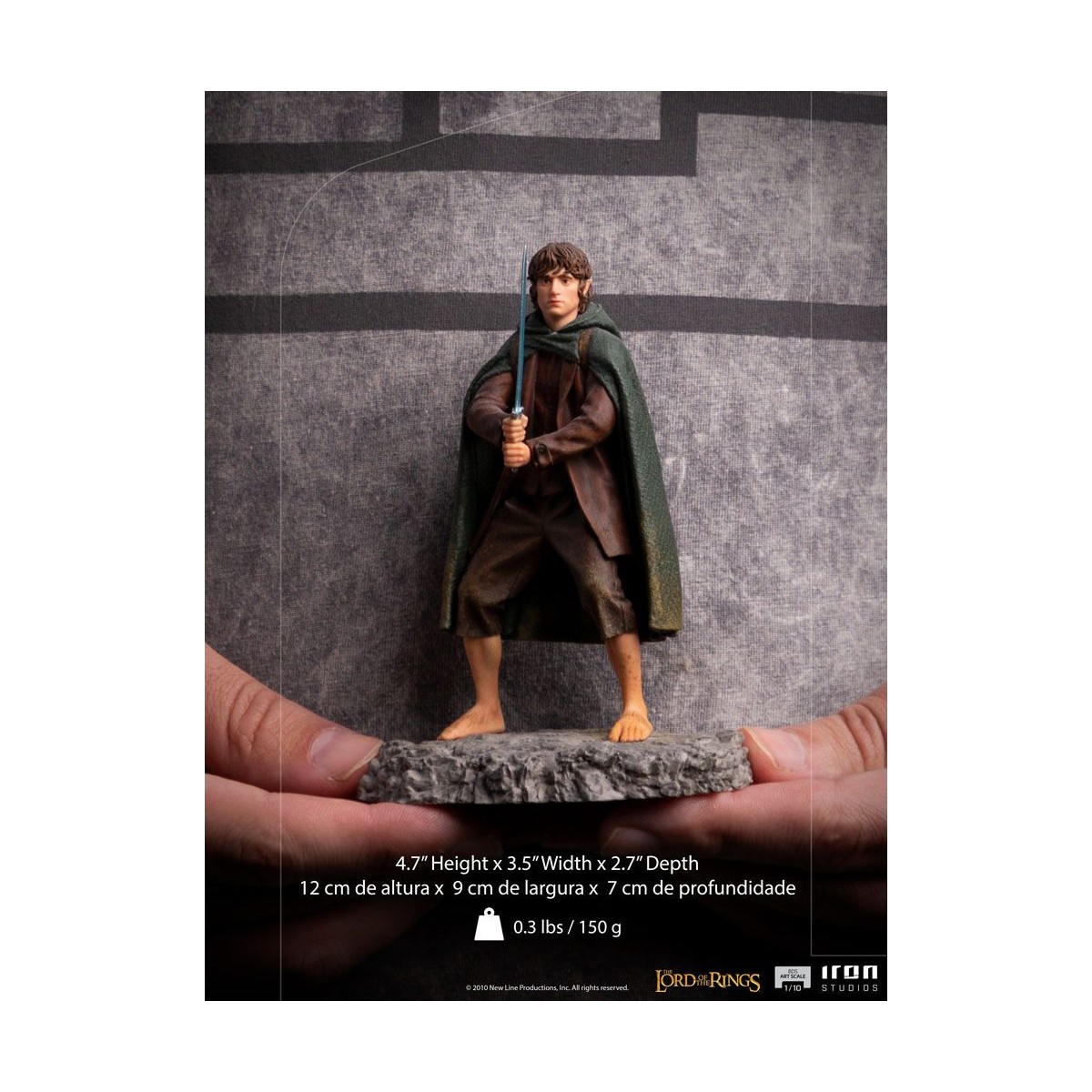 Iron Studios - Frodo - Frodo - Der Herr der Ringe - LOTR Statue BDS Art Scale 1/10