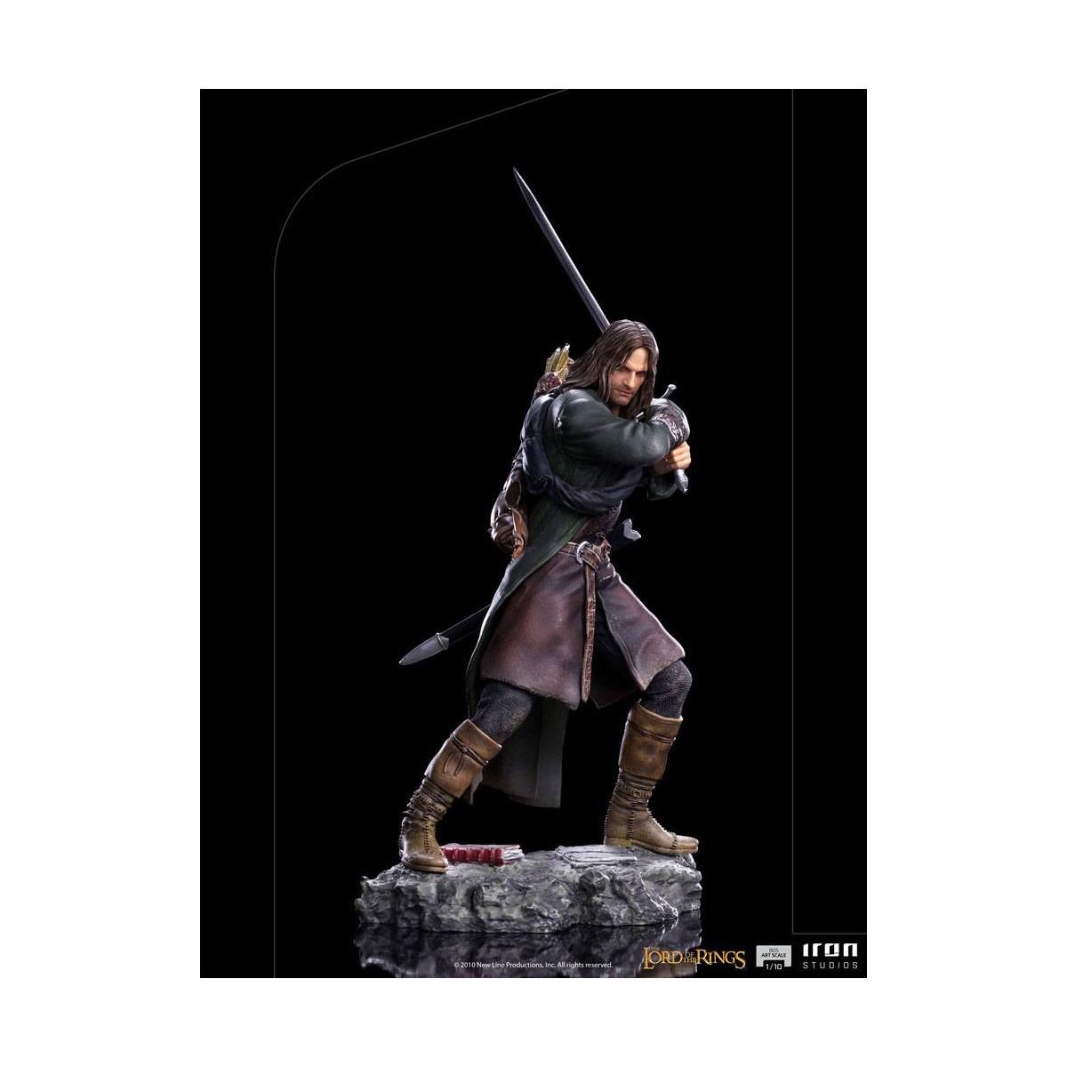 Iron Studios - Aragorn - Der Herr der Ringe - LOTR Statue BDS Art Scale 1/10