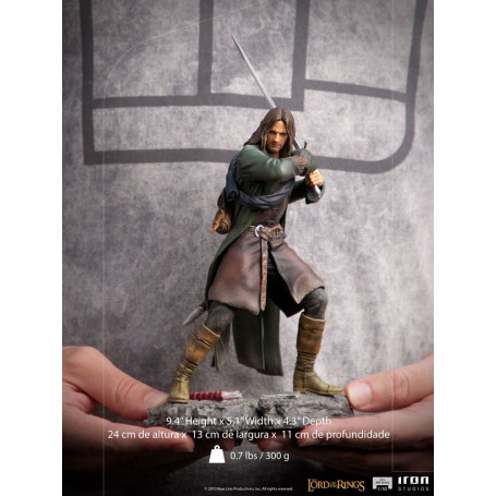 Iron Studios - Aragorn - Der Herr der Ringe - LOTR Statue BDS Art Scale 1/10